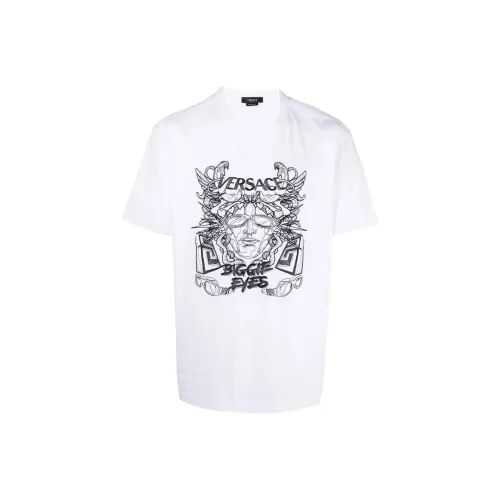 VERSACE Medusa Head Printed Crewneck T Shirt