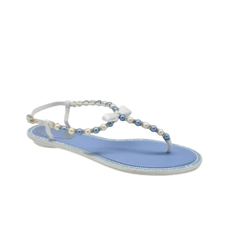RENE CAOVILLA Strap Sandals Women's Blue-2