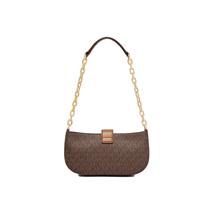 MICHAEL KORS Artificial Leather Shoulder Bag Small Size Women's Dark Brown-1