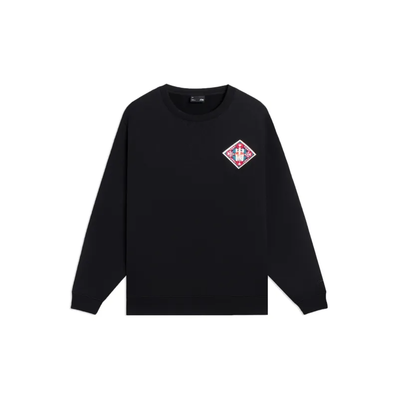 LiNing Sports Life Collection Sweatshirt Unisex Black-1