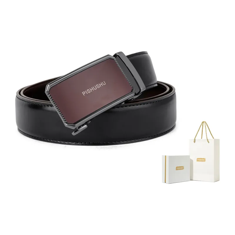 PISHUSHU Leather Belts Men-6