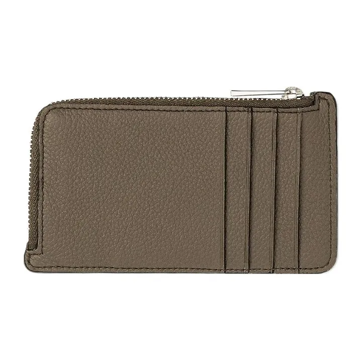 LOEWE Grained Calfskin Coin Purse Card Holder Men's Sand-1