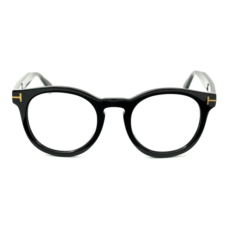 TOM FORD Plate Frame Oval Eyeglass Frames Men's-1