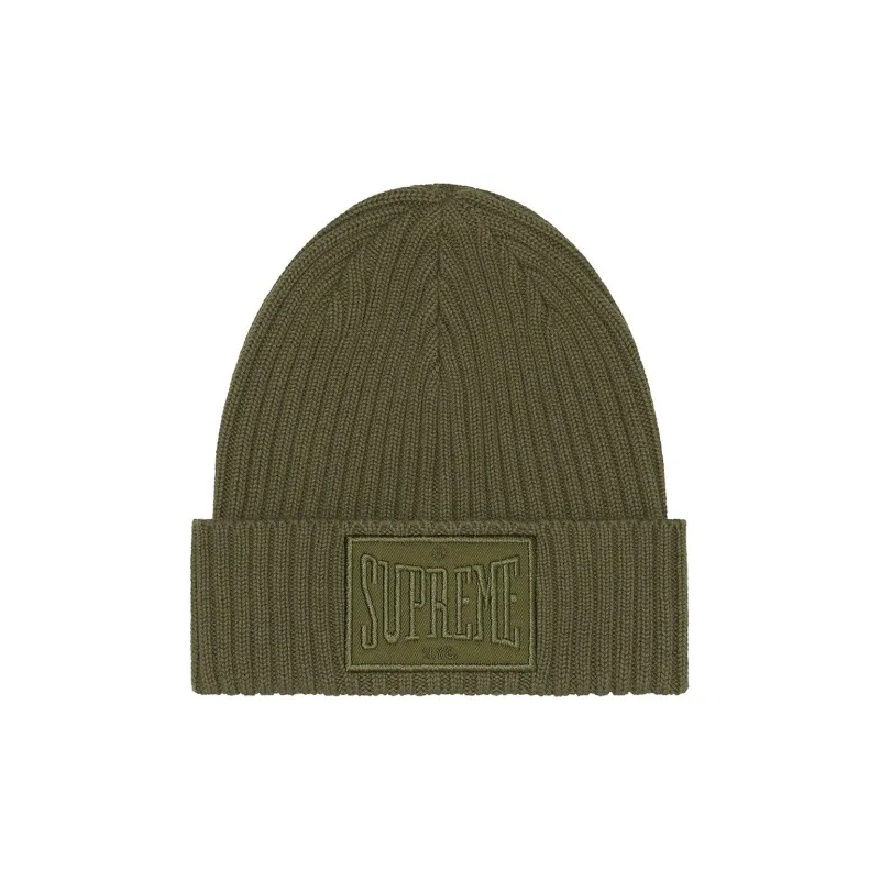 Supreme Overdyed Patch Beanie-1