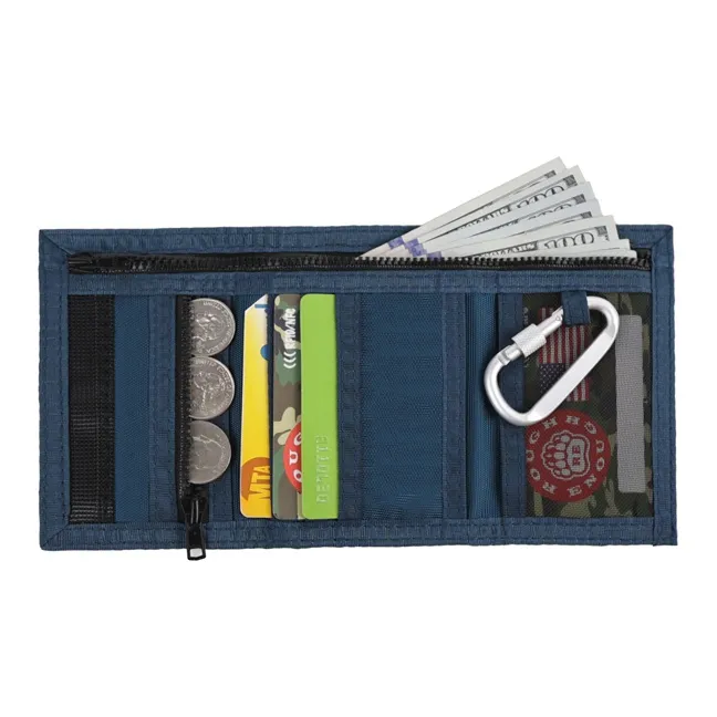 Rough Enough Water Repellent Integrated Card Holder And Wallet Unisex Sapphire Blue-1