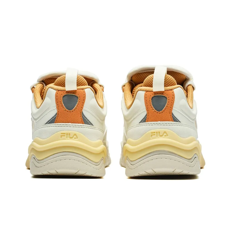 FILA FUSION Kick Sneakers 'White Orange' Women's-4