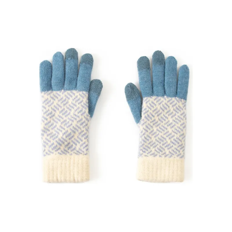 BAIJUAN Knit Gloves Unisex-4