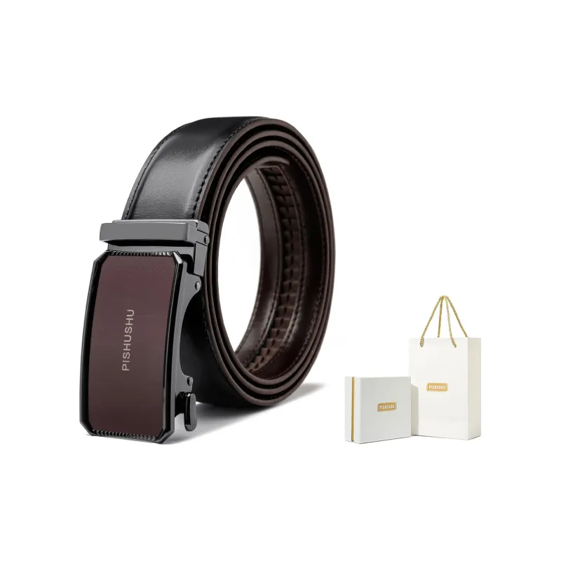 PISHUSHU Leather Belts Men-5