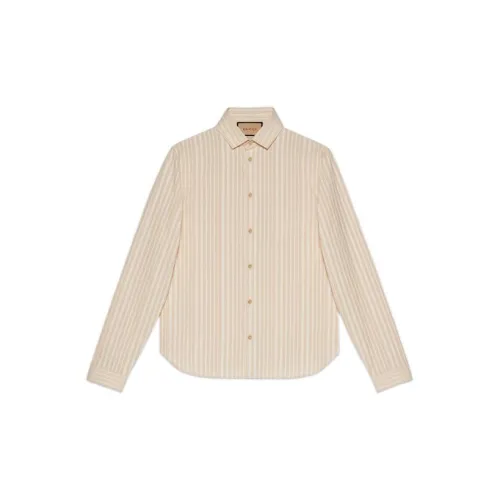 GUCCI Shirts Men Beige