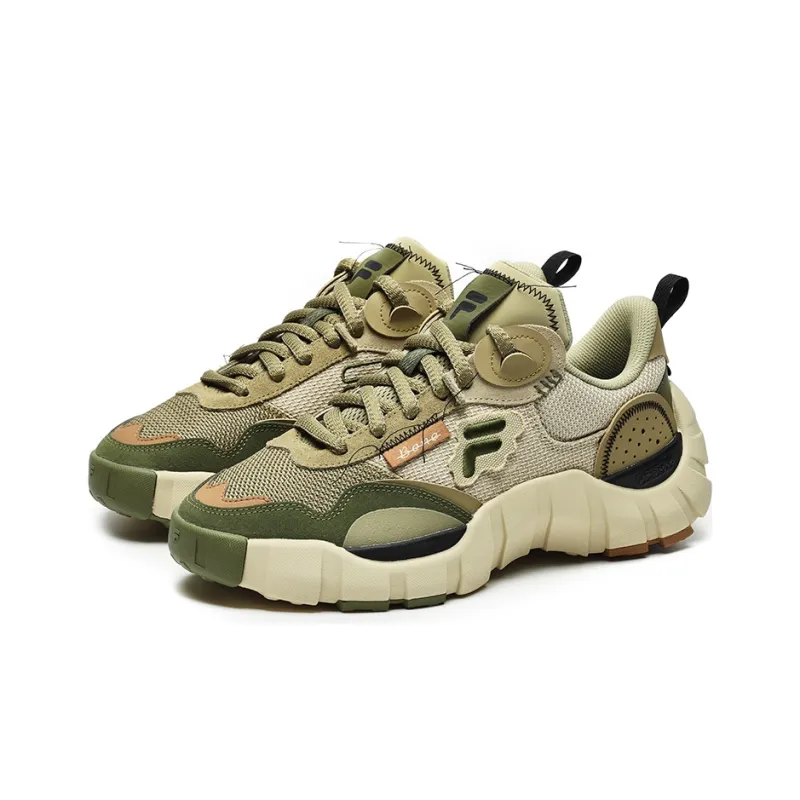 FILA FUSION X N21 Bone Sneakers 'Olive Green'-2