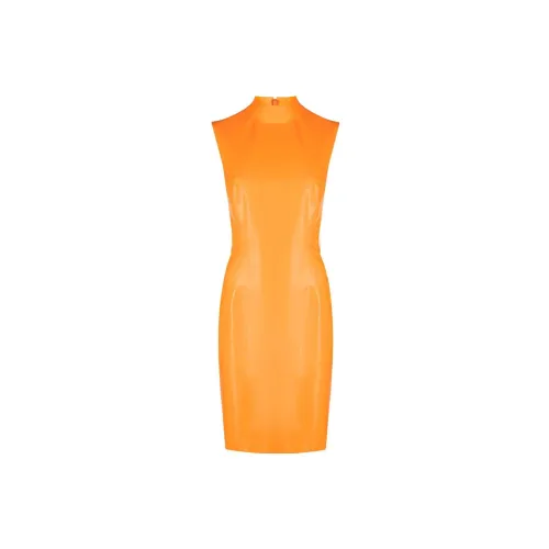 MOSCHINO Sleeveless Dresses Women's Orange