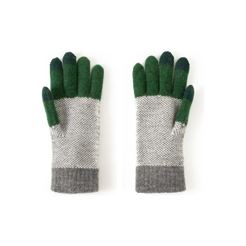 BAIJUAN Knit Gloves Unisex-0
