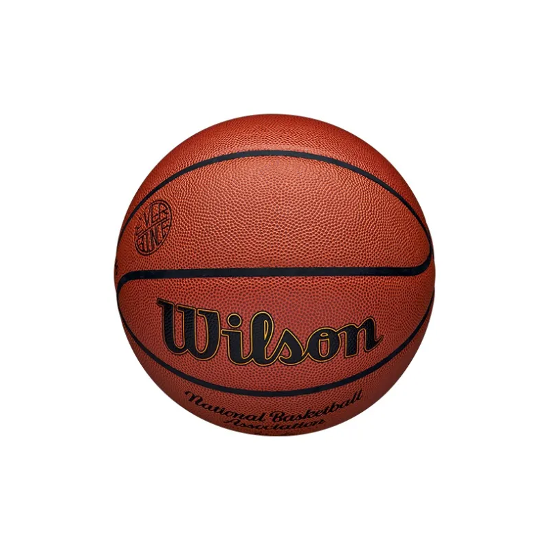 Wilson PU Basketball Red Brown Size 7 Ball Training Unisex-3