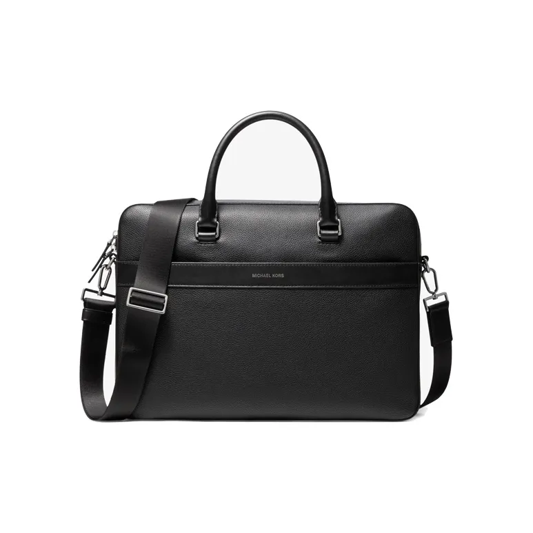 MICHAEL KORS Artificial Leather Handbag Briefcase Medium Size Men's Black-0