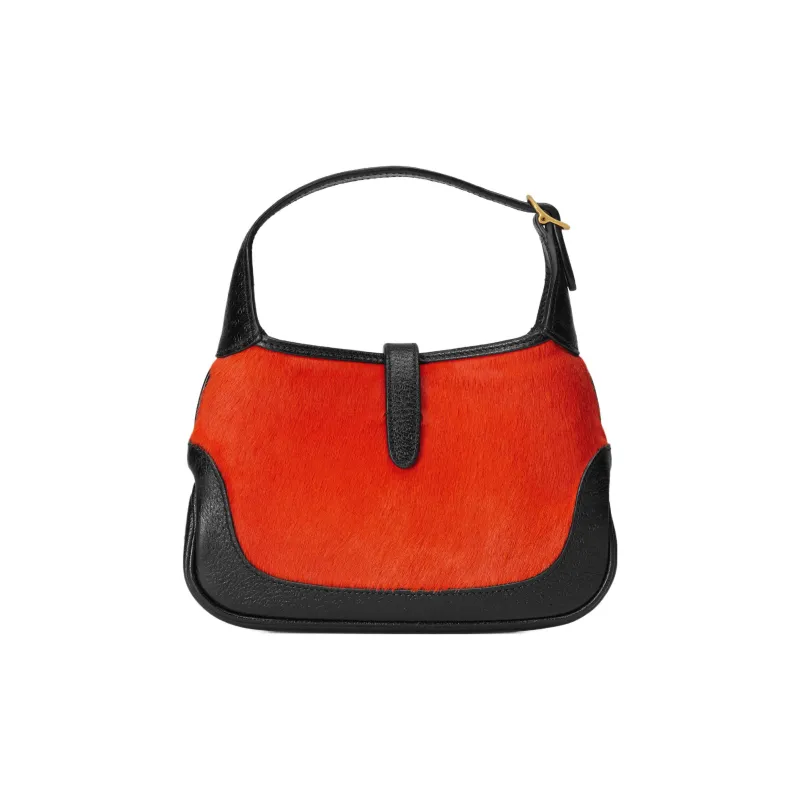 GUCCI Jackie 1961 Plush With Leather Crescent Shoulder Bag Shoulder Bag Women's-2