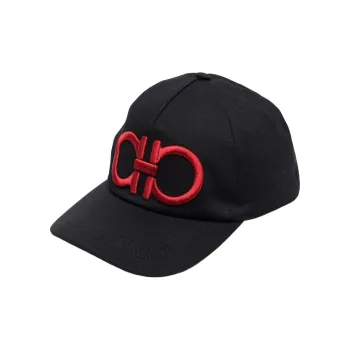 Ferragamo Baseball Caps Men Black