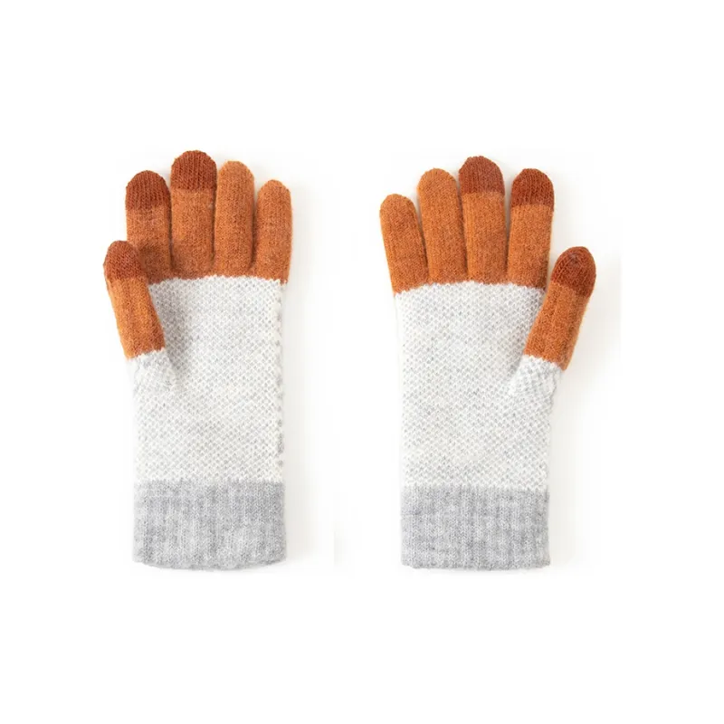 BAIJUAN Knit Gloves Unisex-9