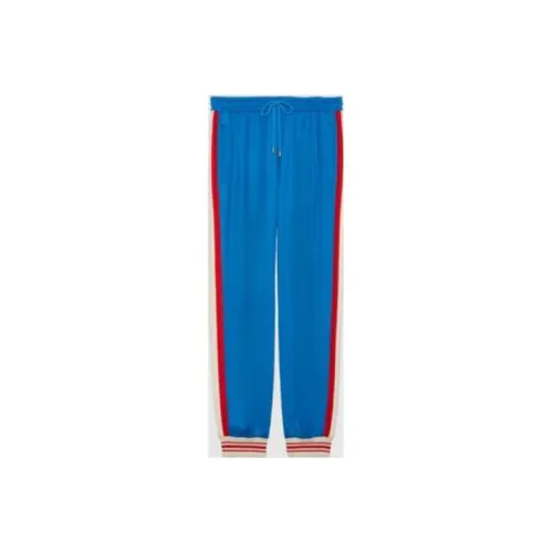 The North Face X GUCCI Knitted Sweatpants Men Blue