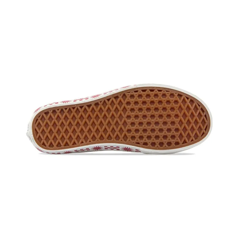 Vans SK8 Low 'White Red'-4