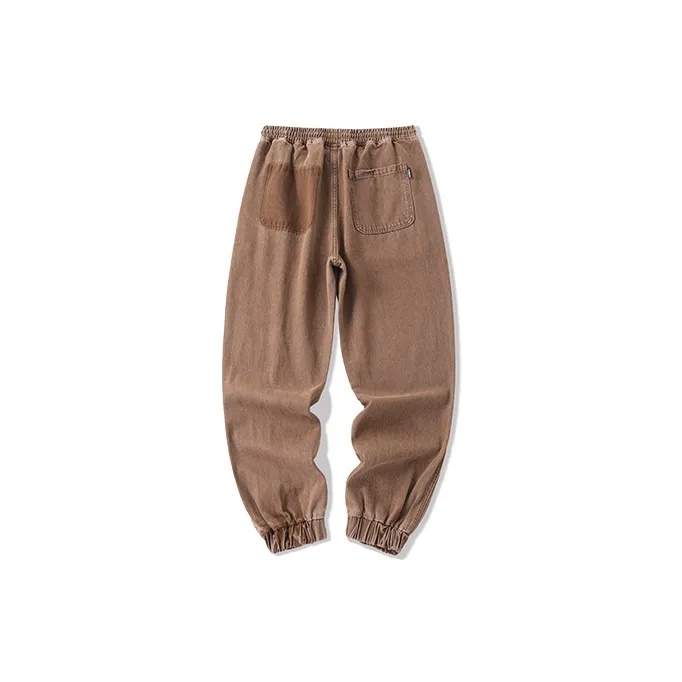 LAMLICKA Jogger Jeans Unisex Brown-1