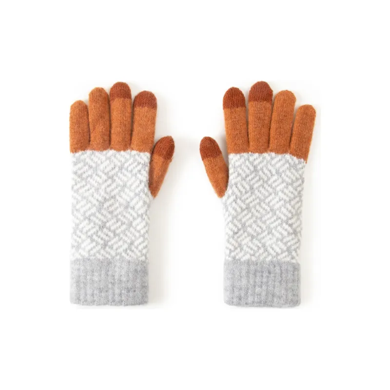 BAIJUAN Knit Gloves Unisex-10
