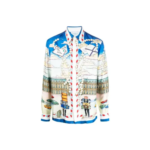 CASABLANCA Shirts Men Blue