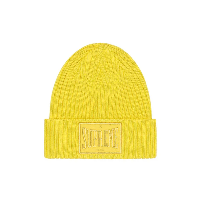 Supreme Overdyed Patch Beanie-4