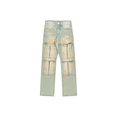 XINYINSU Jeans Unisex Blue