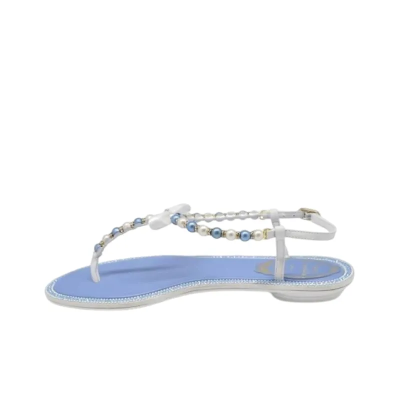 RENE CAOVILLA Strap Sandals Women's Blue-3