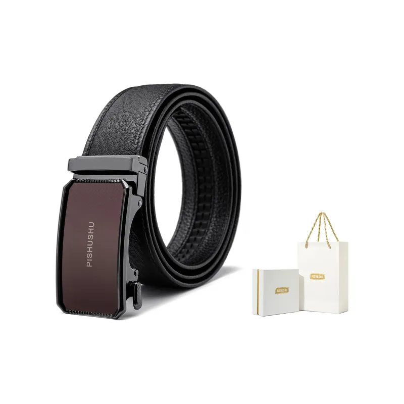 PISHUSHU Leather Belts Men-8