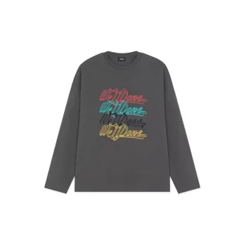 WE11DONE T Shirt Unisex Dark Gray