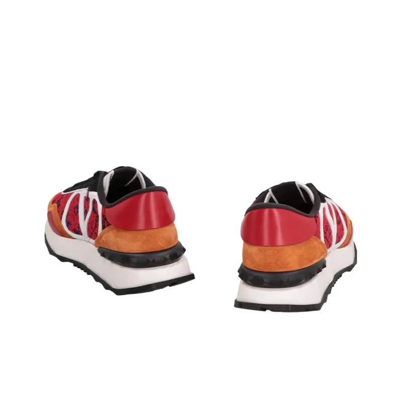 Valentino Shock Absorbers Low Top Sports Casual Shoes Men's Orange-4