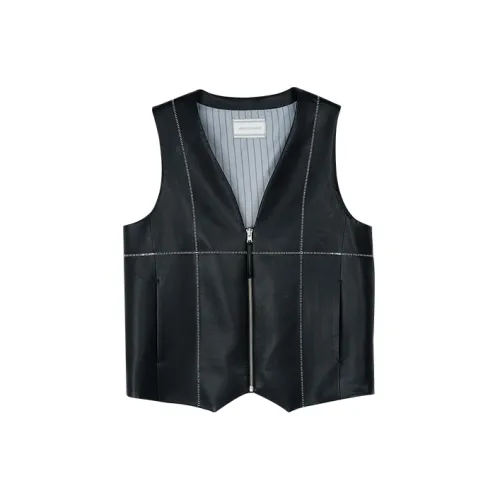 SIMPLE PROJECT Vests Unisex Black