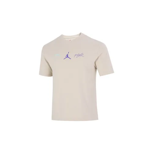 Jordan T-Shirts Men Beach White