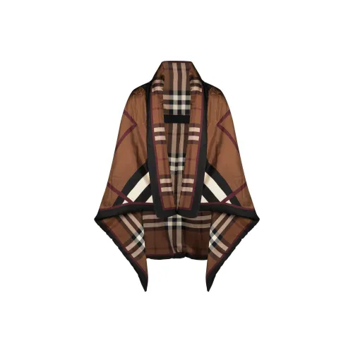 Burberry Shawls Unisex Brown