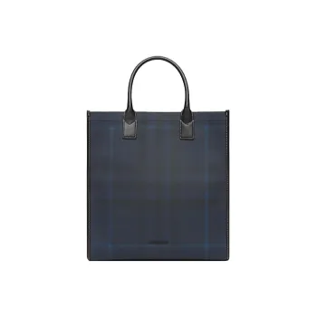 Burberry Slim Vertical Denny Tote Navy