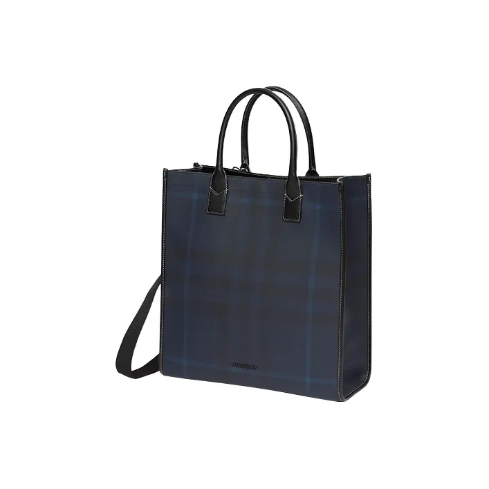 Burberry Slim Vertical Denny Tote Navy-2
