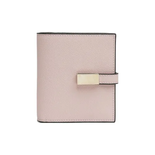 Valextra Calfskin Wallet Women's Pink
