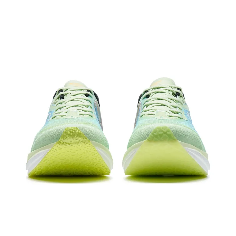 XTEP 260 2.0 Cushioned Slip Resistant Abrasion Resistant Low Top Foam Running Shoes Men's Green Orange-3