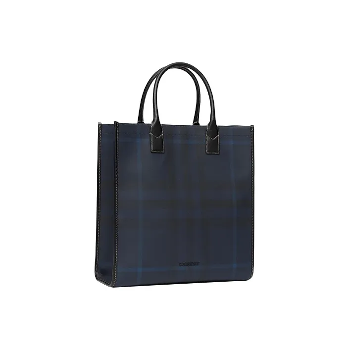 Burberry Slim Vertical Denny Tote Navy-1