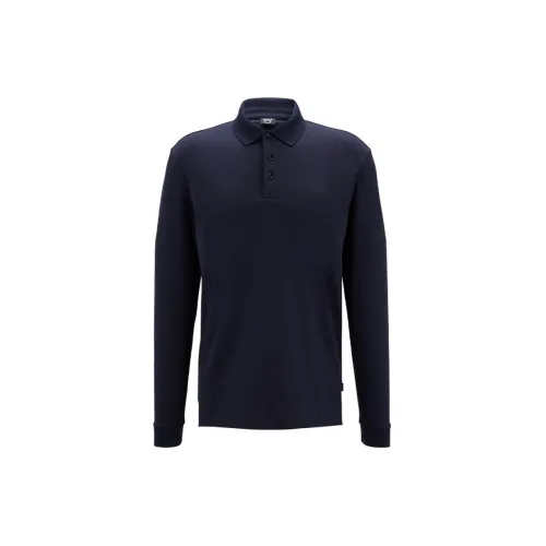 HUGO BOSS Polo Shirts Men Blue