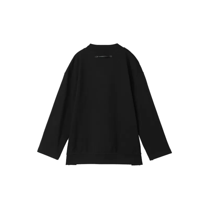 NORVINCY Chinese Fashion Trend V Neck Sweatshirt Without Hood Unisex-1