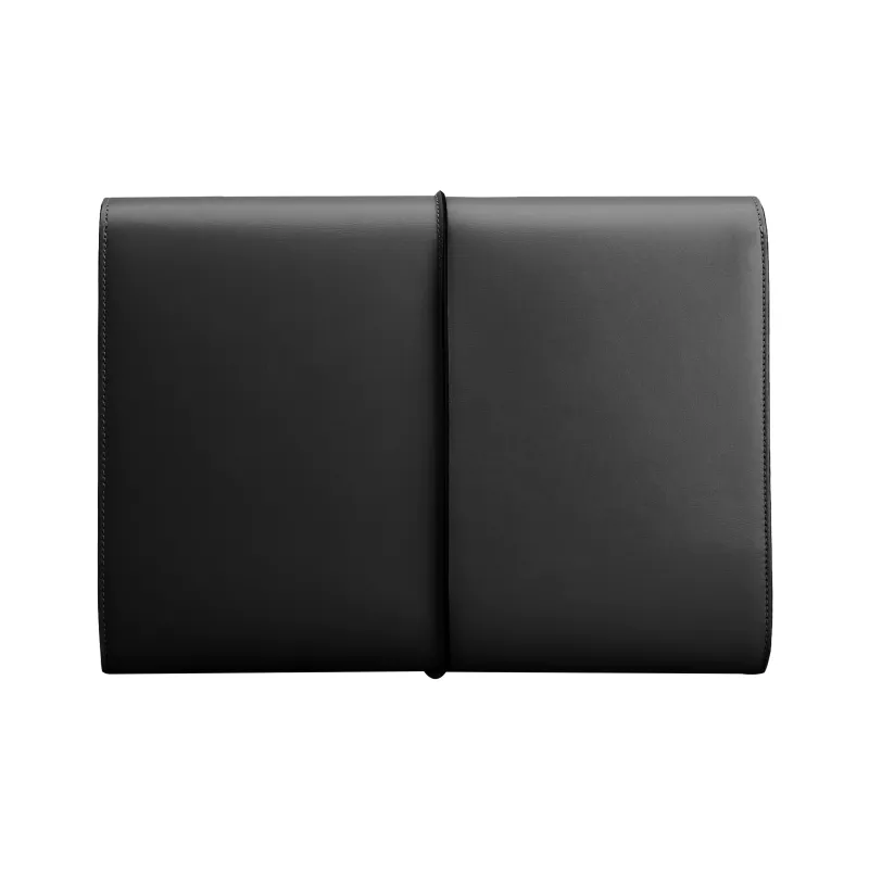 TOD'S Leather Clutch Small Size Men's Black-2