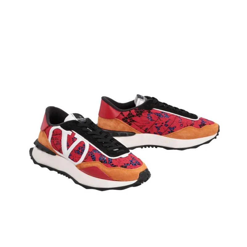Valentino Shock Absorbers Low Top Sports Casual Shoes Men's Orange-2