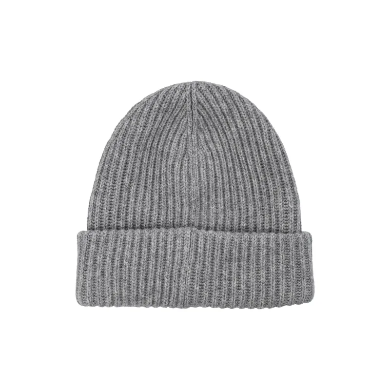 GANNI Logo patch Rib knit Beanie-1