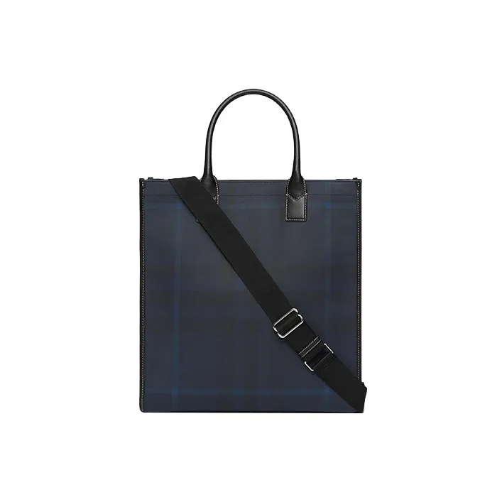 Burberry Slim Vertical Denny Tote Navy-3