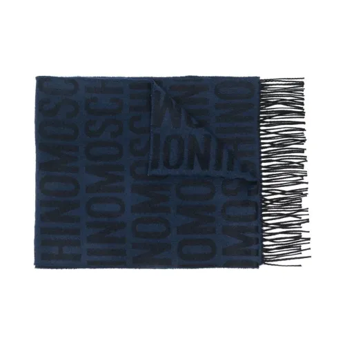 MOSCHINO Knit Scarves Women's Blue