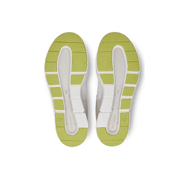 On THE ROGER Skateboard Shoes Women's Low Top Soft Sand/LemOn-5