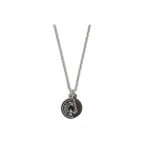 HERMES Metal Necklaces Unisex Silver