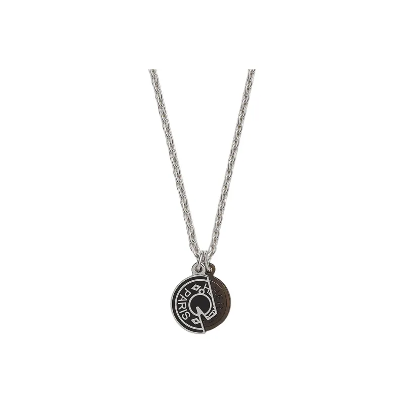 HERMES Metal Necklaces Unisex Silver-1